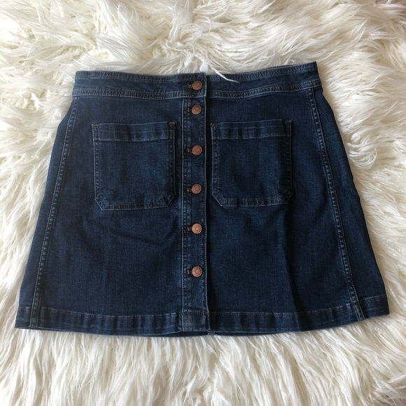 Madewell Dresses & Skirts - Madewell Stretch Denim A-Line Mini Skirt